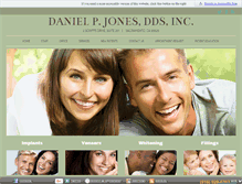Tablet Screenshot of danielpjonesdds.com